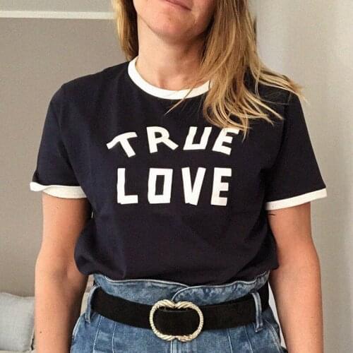 Letter Print Cotton Tee Woman Short Sleeve T shirt Minimalism Loose T shirts Elegant Retro Summer 2021 Chic Casual Top T shirt