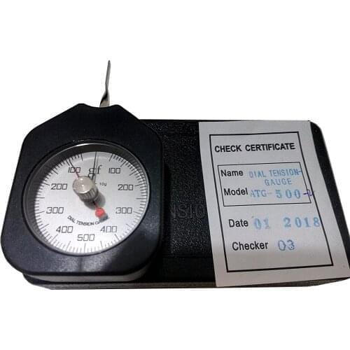 Gram Tension Meter Dial Tension Gauge Gram Force Gauge Tensiometer with 500G
