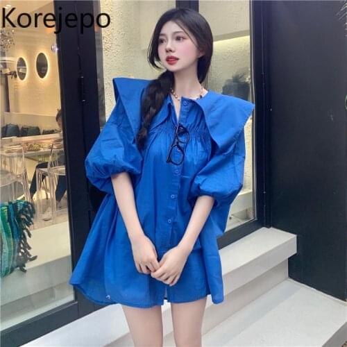 Korejepo Summer Dresses With Sleeves