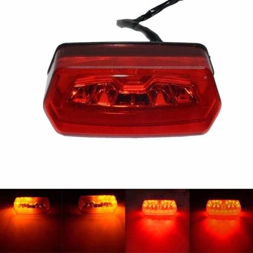 Motorcycle Red LED Tail Turn Signal Brake Light Integrated For Honda Grom 125 MSX 2014 2015 2016 2017 2018 Custom