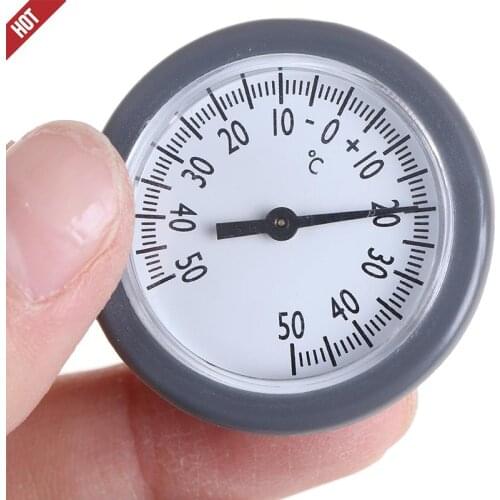 38mm Mini Embedded Thermometer Storage Luggage Bag Box Temperature Good for Fishing Storage Luggage Bag Box