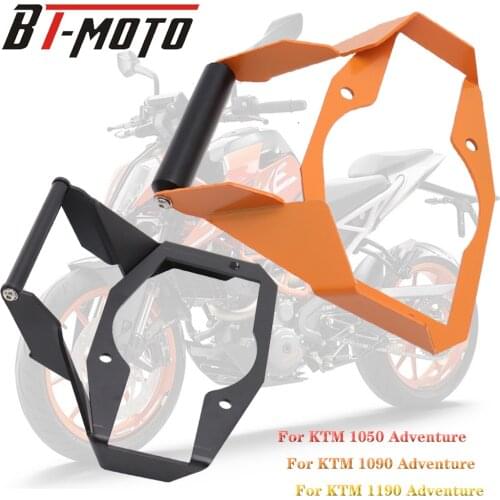 For 1050 1090 1190 Adventure R ADV Motorcycle Black/Orange Navigation Bracket GPS Handlebar Phone Clip 12MM 22MM Support Rod Kit