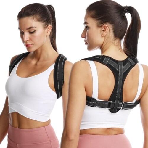 New Adult anti-hunchback Sitting posture corrector de postura Breathable Running Sport Professional Compression Fitness Pads