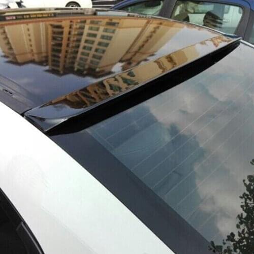 Osmrk unpainted ABS tail wing roof visor rear spoiler lip for toyota cimo 2012