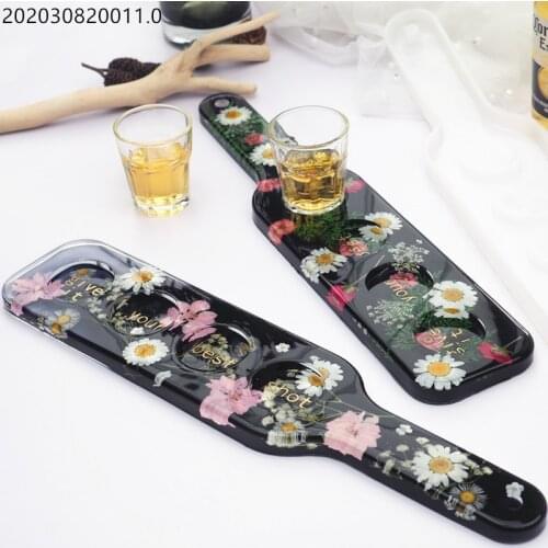 DIY Resin Crystal Silicone Mold Wine Cup Tray Beer Rack Mirror Silicone Mold For Resin