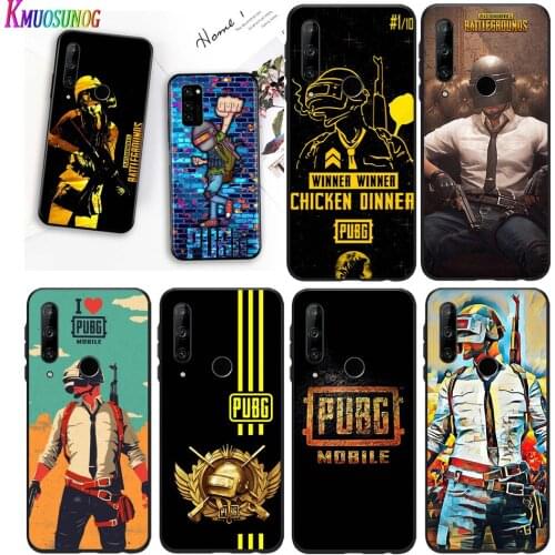 Popular Games PUBG For Huawei Honor 7C 7A 7S 8 8A 8X 8C 8S 9 9S 9X 9N 9A 9C 9i Pro Lite Silicone Black Soft Phone Case
