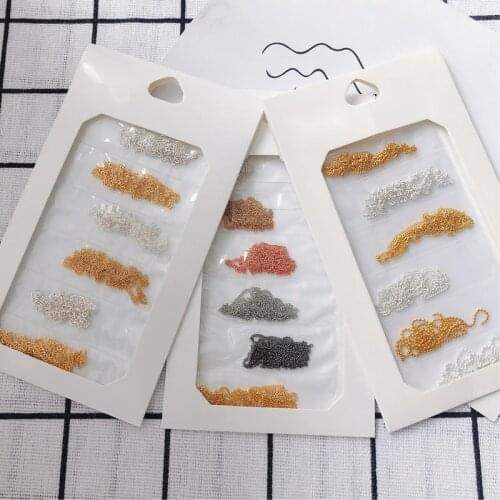 DIY Jewelry Accessories Metallic Chain Tassel Chain Nail Art Jewelry Accessories Material