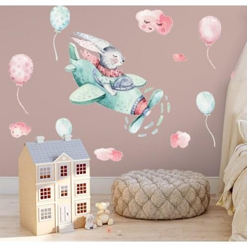 8 Styles DIY Cartoon Animal Vinyl Decorative Wall Stickers Home Decor Murals Wallpaper Decals Baby Kids Bedroom House Decoration