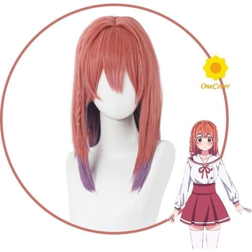 Anime Rent a Girlfriend Sakurasawa Sumi Cosplay Purple Purple Wig Heat-resistant Fiber Hair + Wig Cap Party Girls Women
