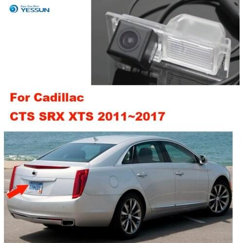 Car Camera For Cadillac CTS SRX XTS 2011 2012 2013 2014 2015 2016 High Quality Rear View Back Up Camera For Fans + HD CCD + RCA