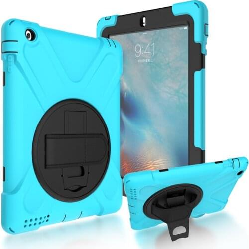 Case For Apple iPad 2 3 4 , ZAIWJ Safe Kids Armor At Soft Shockproof Silicone + Hard Cover For ipad 4/3/2 Case