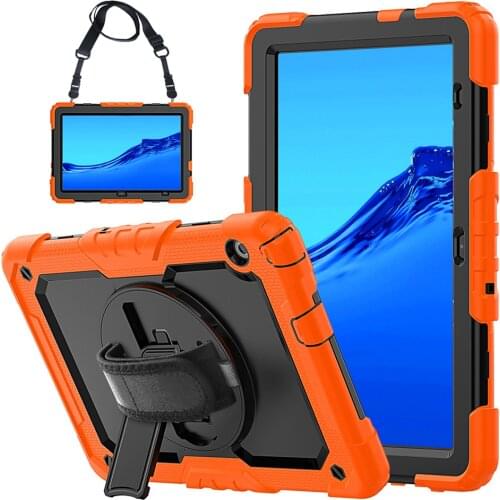 Case For Huawei MediaPad T5 10inch AGS2-W09/L09/L03/W19 Cover Shockproof Heavy Duty With Wrist Straps & Neck Strap +film+pen