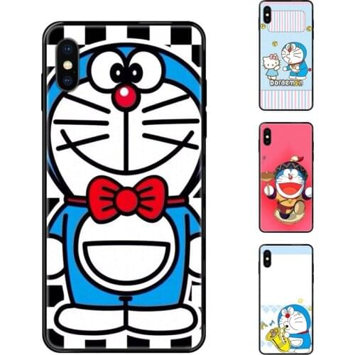 Doraemon Second Series Unique For Galaxy A10S A20 A20S A20E A21S A30 A30S A40 A50 A70 A71 A70E A5 A6 A7 A8 A10 Black Soft TPU
