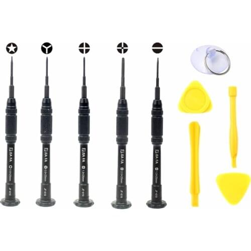 JF-8139 10 in 1 Metal + Plastic For iPhone Dedicated Disassemble Repair Tool Kit