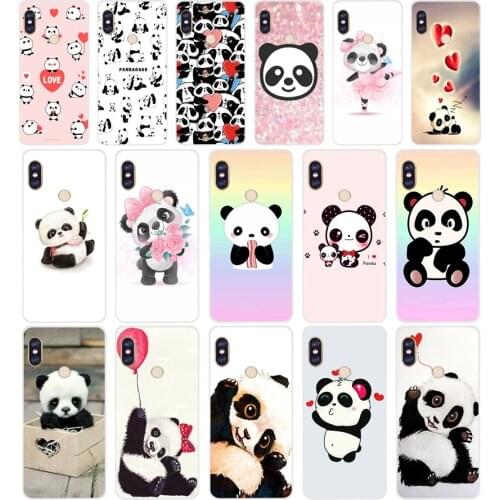 315SD cute little panda Soft Silicone Tpu Cover phone Case for xiaomi redmi 5A 5Plus note 5 5A Pro 5A prime mi 6