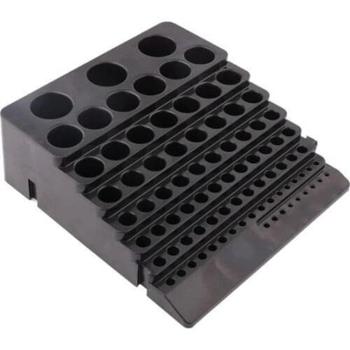 2021 New Black Drill Bit Storage Box Milling Cutter Drill Finishing Holder Organizer Case