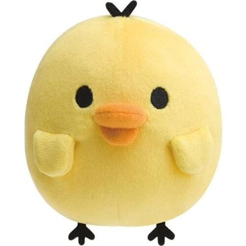 Rilakkuma Kiiroitori Chick Plush Toy Kawaii Cute Ball Pillow Large Stuffed Animals 38cm Baby Kids Toys for Girls Children Gifts