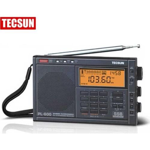 Original Tecsun pl-600 pl600 portable FM radio fm Stereo am fm sw mw pll all band receiver digital tecsun radio
