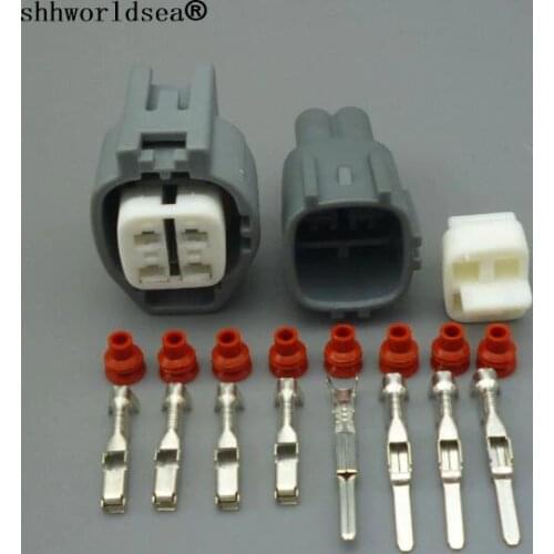 Shhworldsea 4 Pin Auto Connector Sensor Bulkhead Connector 6189-0629/90980-11028 6188-0517/90980-1 For Toyota 1JZ-GTE 2JZ-GTE O2
