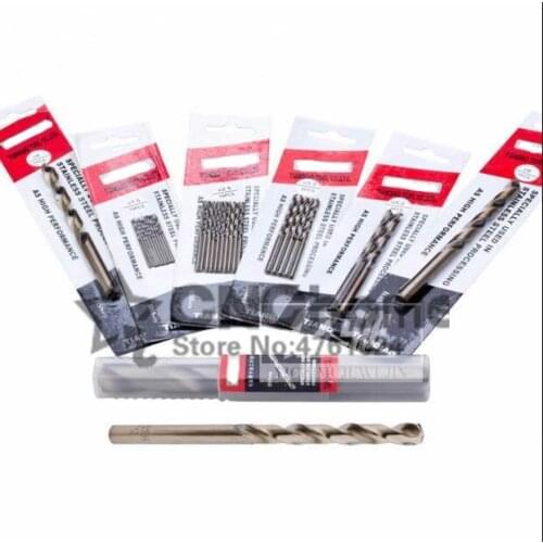 2PCS 5.1mm-7.5mm HSS-CO M42 Drill Bits Cobalt high speed steel twist Drill Stainless Steel (5.2/5.5/5.8/6.0/6.5/6.8/7.0mm/7.2mm)