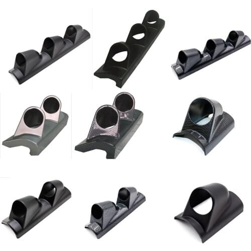 52MM Universal Auto Modified Instrument Left Hand Drive Meter Rack, Car Gauge Holder for 2-Inch Single/Double /Triple