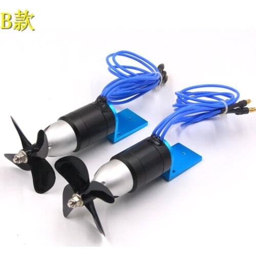 Waterproof brushless motor for underwater propulsion without ESC version 2.4KG thrust rear propeller Waterproof motor