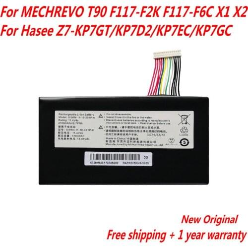 High Quality GI5KN-11-16-3S1P-0 Laptop Battery For MECHREVO T90 F117-F2K F117-F6C X1 X2 For Hasee Z7-KP7GT/KP7D2/KP7EC/KP7GC
