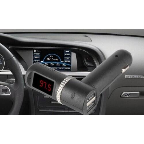 LCD Car Bluetooth FM Transmitter Kit MP3 PlayerModulator Handsfree with Dual USB Charger