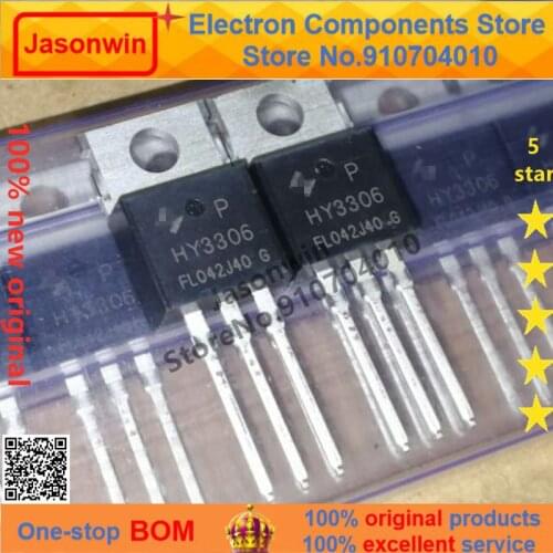 100% nuevo 50 unids/lote original MOSFET HY3306P HY3306 TO-220 60V 130A Transistor