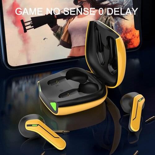 K75 NEW 5.0 Tws Wireless Bluetooth Earphones with LED Light Low Latency Gaming Stereo True Wireless Earbuds Waterproof for phone