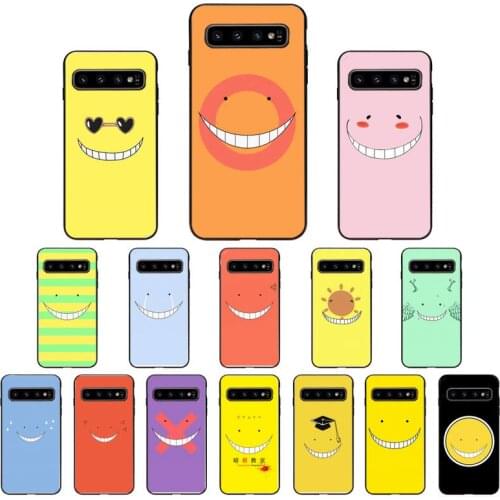 FHNBLJ assassination classroom koro sensei faces Phone Case for Samsung Galaxy S6 S6edge Plus S7 S7edge S8 S9 S10 Plus S20