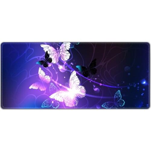 Extended Gaming Mouse Pad Mat XXL Stitched Edges Waterproof Wide & Long Rubber Base Mousepad Keyboad Mat 35.4 x 15.7" Dragon