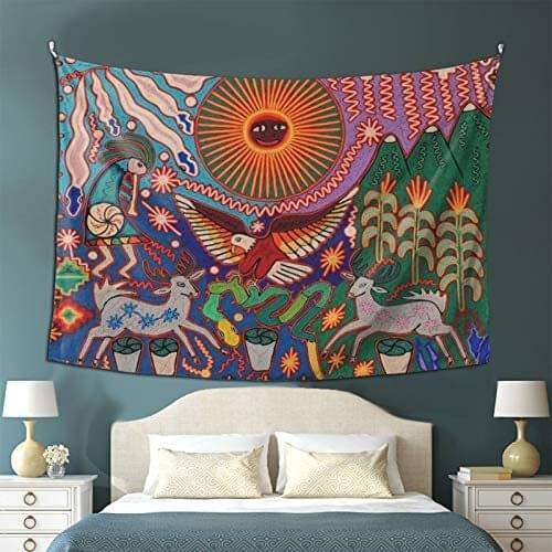 Mexican Mayan Tribal Fashion Tapestries Decorative Wall Art For Bedroom Decor Living Room