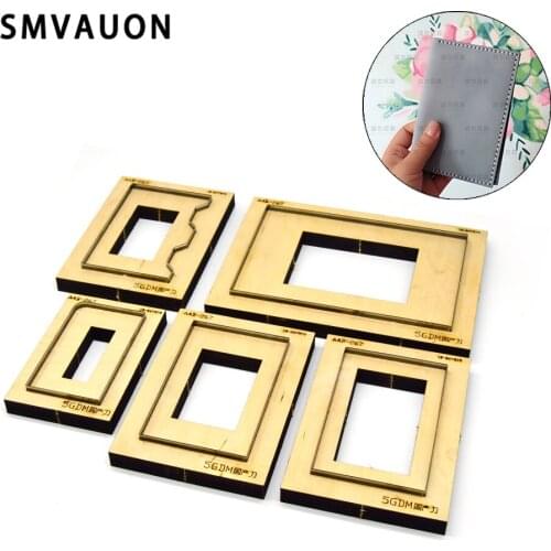 New Cutting Dies For 2021 Wooden Mold Leather Cutting Dies Diy Wallet Purse Suitable For Die Cutting Machine