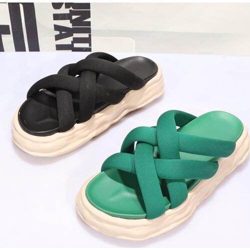New Summer Women Slippers Woman Beach Slides Ladies Outside Fashion Shoes Girls Footwear Platform Flats Female Soft Brand Slides