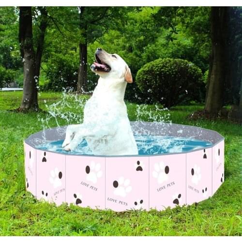 Dog Swimming Pool Pet Bathtub Collapsible Bathing Pool Portable PVC Bathing Tub Indoor Outdoor For Dogs Cats Kids Drop Shipping