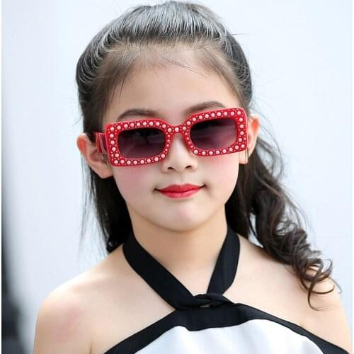TrendyMate New Kids Polarized Goggles Baby Children Pearl Frame Sunglasses UV400 Boy Girls Cute Cool Eyewear Glasses 1468T