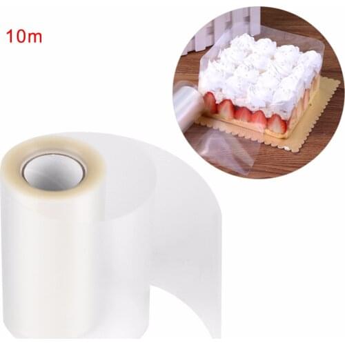10m Mousse Cake Edge Wrap Cake Edge Wrapping Tape for Cake Collar Roll Packaging DIY Cake Decoration