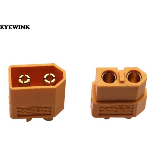 10Pairs XT60 Yellow Battery Connector Set 4.5mm Male Female Gold Plated Banana Plug