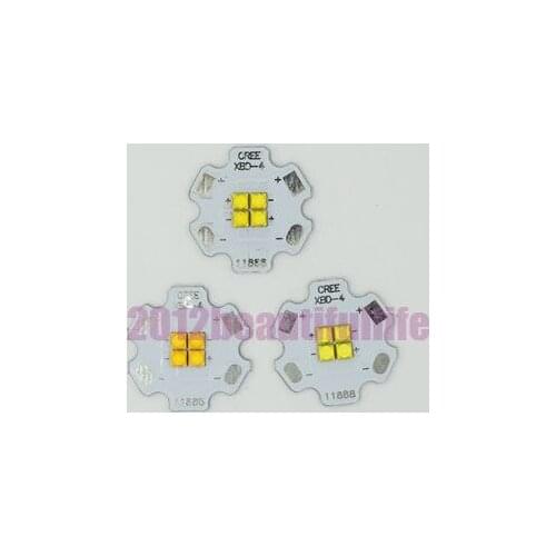 10X Cree XBD XB-D 12V 4Chips Red Green Blue white Yellow 10-12W High Power LED Emitter on 20mm star