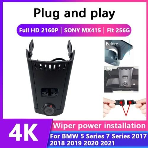 4K Plug and play Car DVR Video Recorder Dash Cam Camera For BMW 5 Series 7 Series 2017 2018 2019 2020 2021 HD 2160P high quality