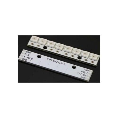 8 channel WS2812 5050 RGB LED lights built-in full color-driven development board Whiteboard