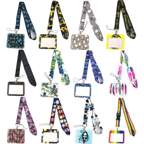 Key lanyards Cars KeyChain ID Card Pass Gym Bank Bus Mobile Phone Badge Kids Key Ring Holder Jewelry Decorations