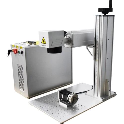 Keychain Mobile Phone Case Metal Applied 50W Laser Marking Machine 20W 30W On Sale