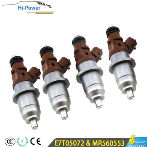 E7T05072 4PSC/Lot Original MR560553 Tested Fuel Injector Nozzle for Mitsubishi Pajero IO Space Wagon Galant H76W N84W EA3A EA7A