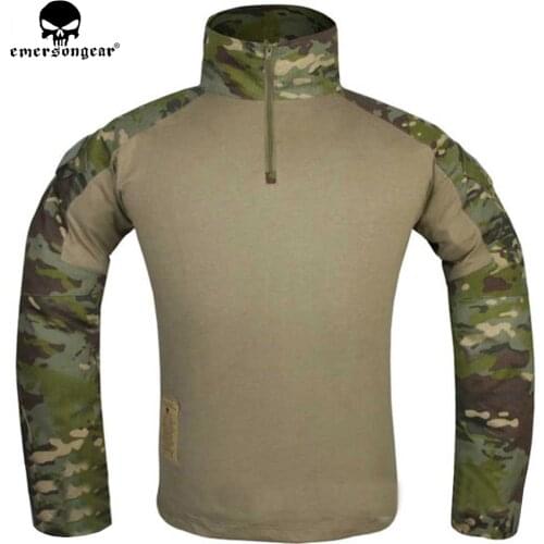 EMERSONGEAR Gen 3 Combat Shirt Tactical Army Military Camouflage Shirt Airsoft Suit Multicam Tropic EM9280