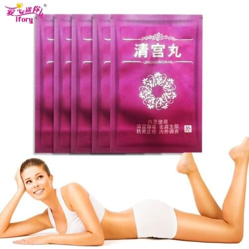 Ifory 50 Pcs Chinese Herbal Vaginal Clean Point Tampon Womb Firming Detox Pearls for Women Health Care Wholesale