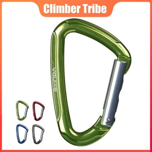 Carabiners Outdoor Climbing Equipments D Shape CE 24KN Magnalium Abseiling Quickdraws Multifunctional Lock Safety Quickdraw /40