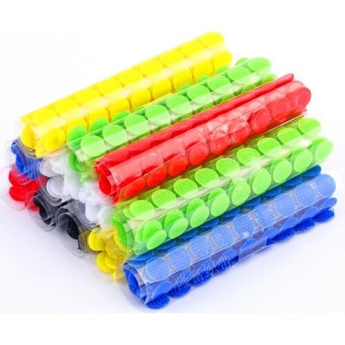 495pairs 10mm Colorful Velcros Adhesive Strong Glue Tape Sticker Round Nylon Hook Loop Dots Self Adhesive Fastener Velcro Tape