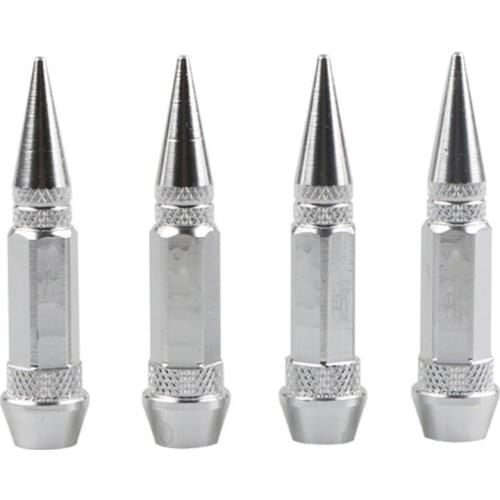 Tire Stem Valve Caps Light, Bullet Shape, for Motorbike, Bike, Car, Truck, Auto Accessories Bike Supplies